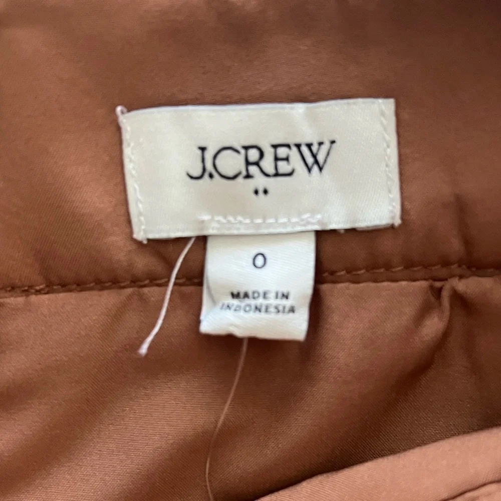 New j crew faux suede a line mini skirt